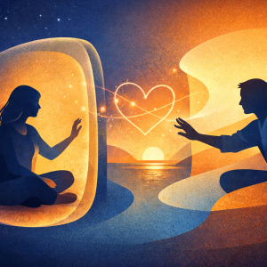 Illustration representing emotional boundaries