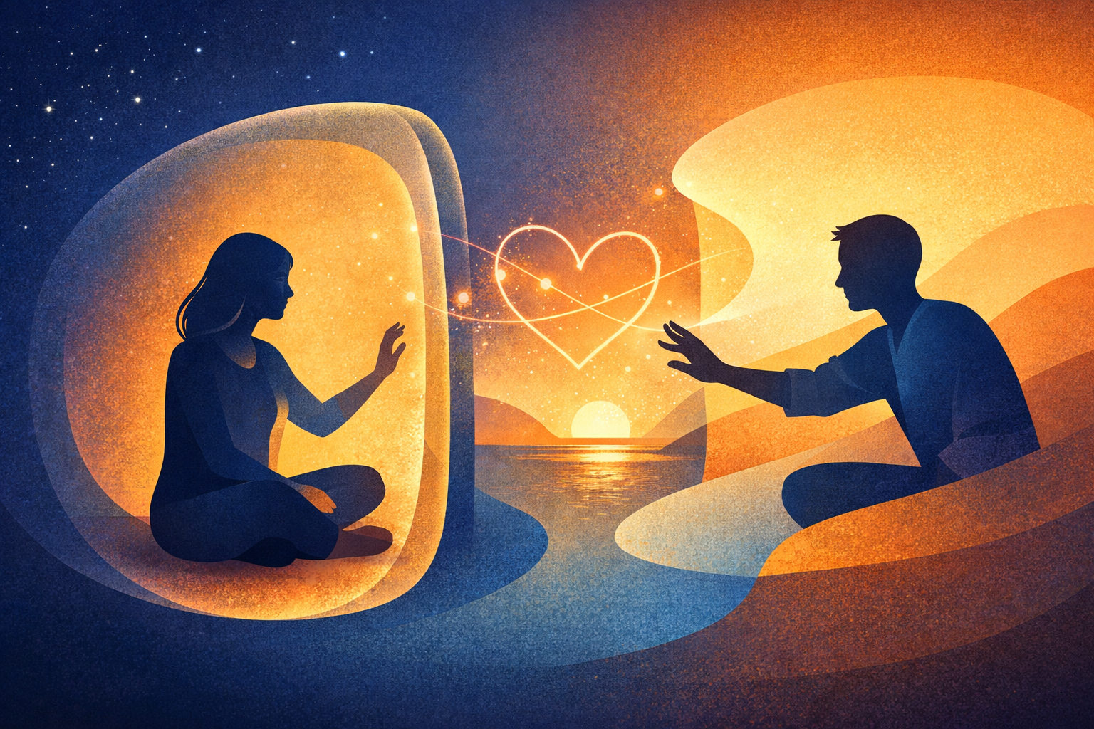 Illustration representing emotional boundaries