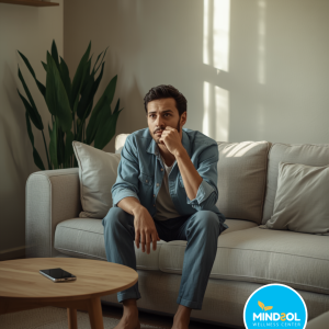 Emotionally tired adult reflecting on always being the strong one